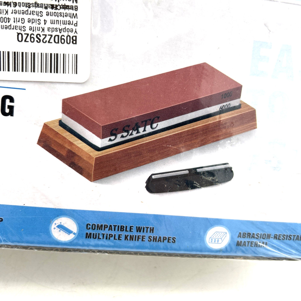 S SATC 710-E Knife Sharpening Stone 2 Side Grit 1000/6000