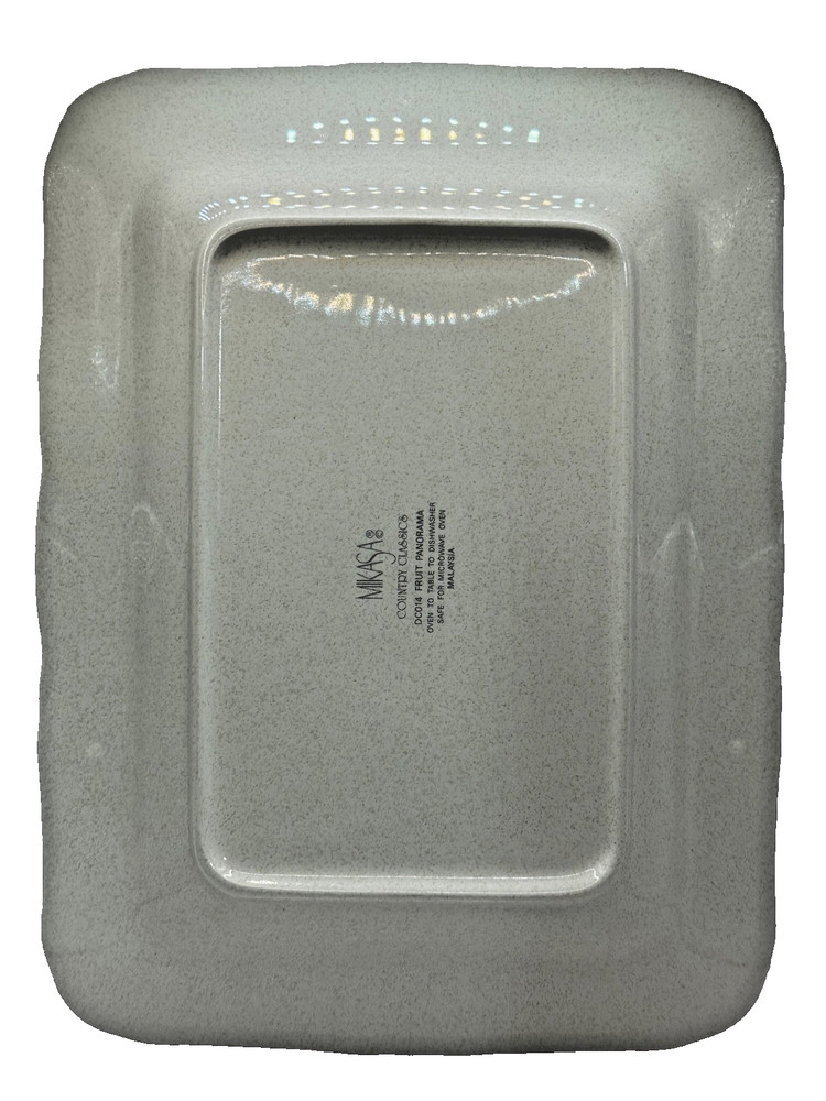 Fruit Panorama by Mikasa 13.75" Rectangular Serving Platter Country Classics
