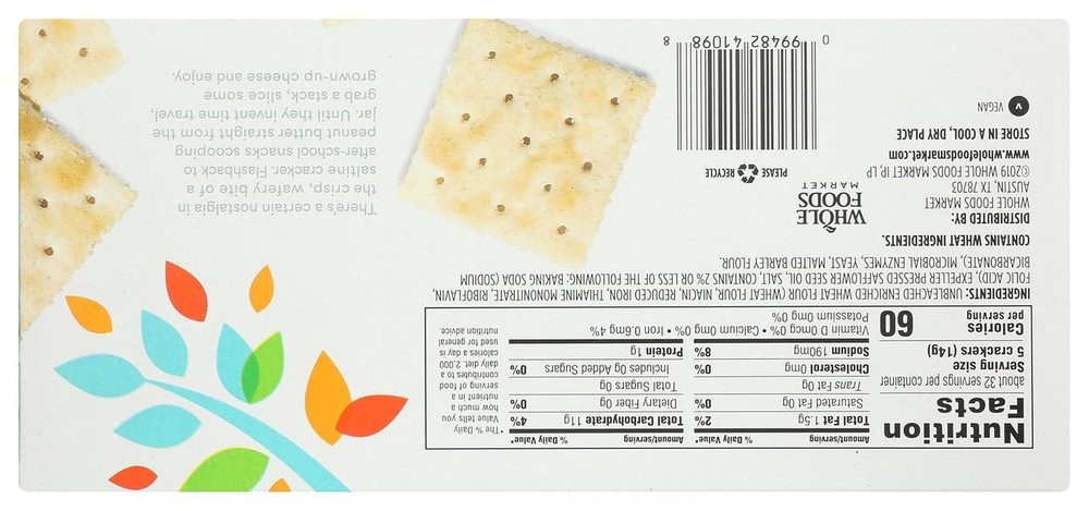 , Salted Saltine Crackers, 16 Ounce