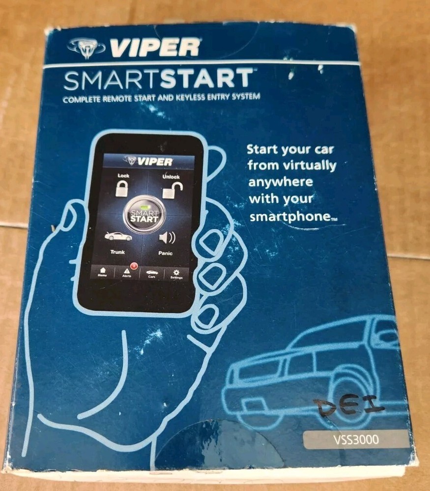 DEI Viper VSS3000 SmartStart System Smartphone Remote Car Starter Keyless Entry