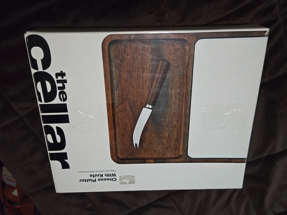 The Cellar Cheese Platter With Knife ~Brand New~