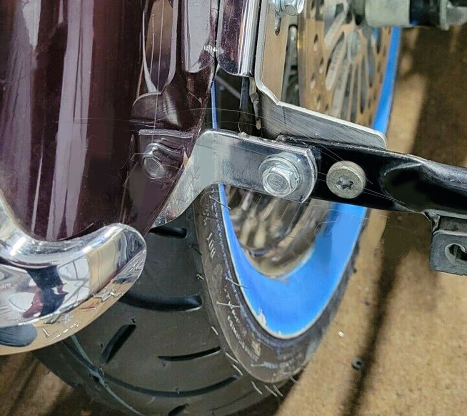 [SR] Fender Struts Plate Saddlebag Support Bracket Fix 85-08 Harley Touring FLHT
