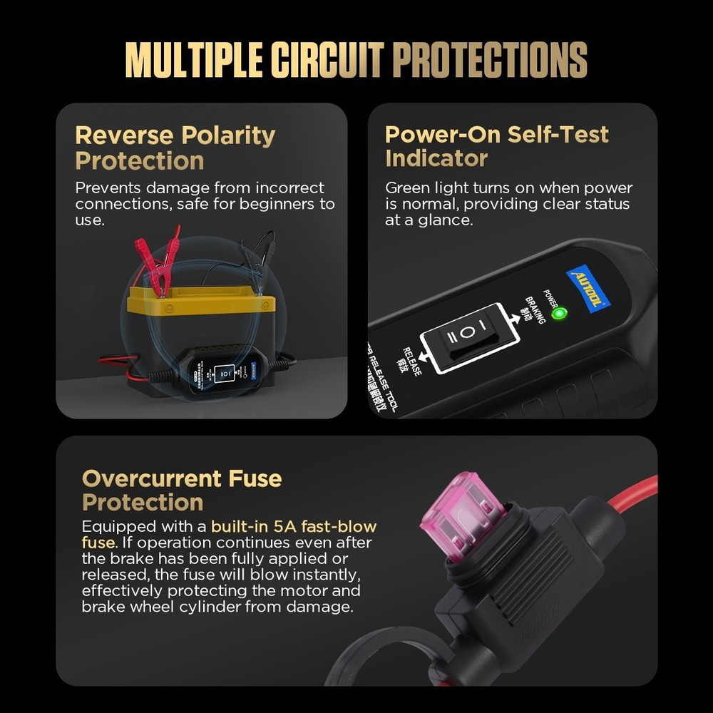Auto Electronic Parking Brake Emergency Release Tool EPB Release Tool 2 Channel