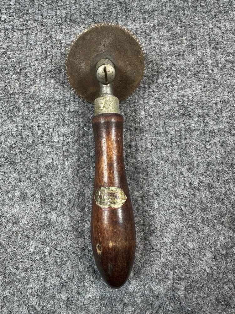 Vintage Accuracy Warner Tools Manufacturing Sewing Pattern Marker Wood Handle