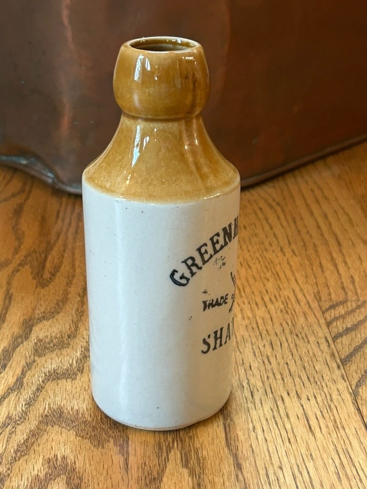 Antique Stoneware Ginger Beer Bottle, Shanklin Greenham & Co