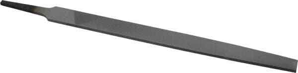 Nicholson 8" Long, Smooth Cut, Flat American-Pattern File Double Cut, 13/64" ...
