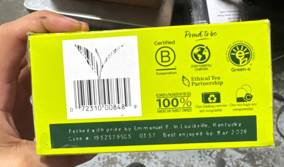 Bigelow Decaffeinated Classic Green Tea, 40 Count Box