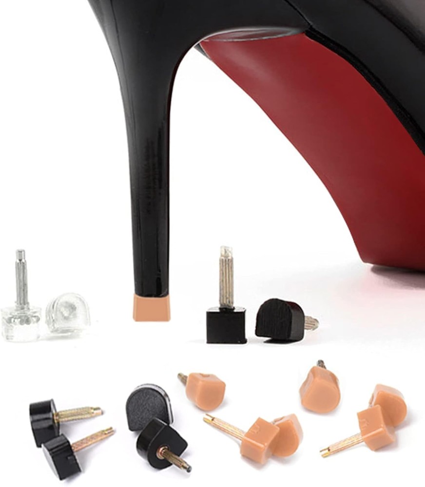 Durable High Heel Protector Tips - Effortless Installation & Silent Walk