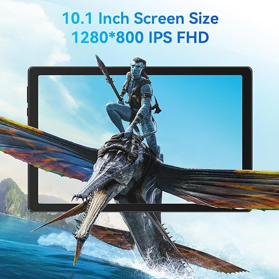 NEW 10.1 inch Android Tablet 10+128GB IPS Touchscreen Octa-core Processor Wi-Fi
