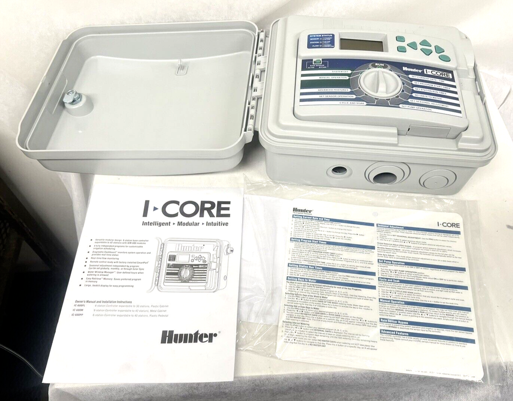Hunter IC-600-PL I-Core 6 Station Irrigation Controller