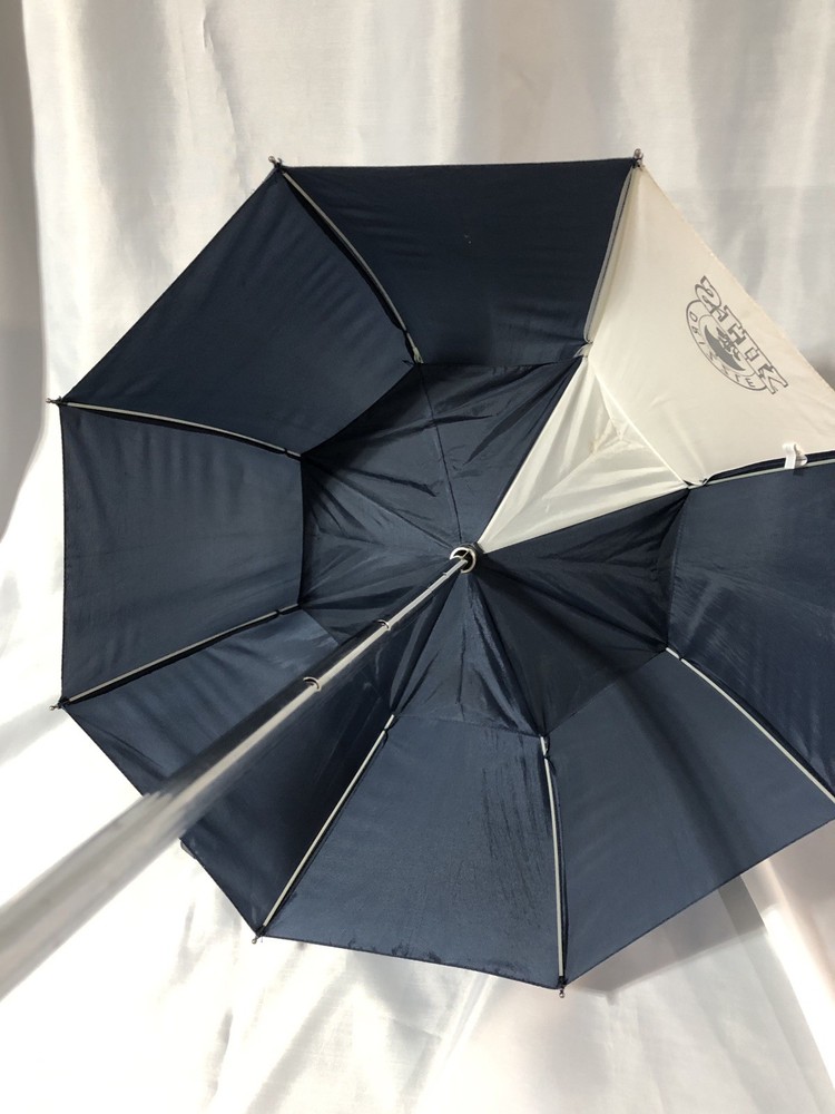 Drizzle Stick Golf Umbrella Navy Blue/ White