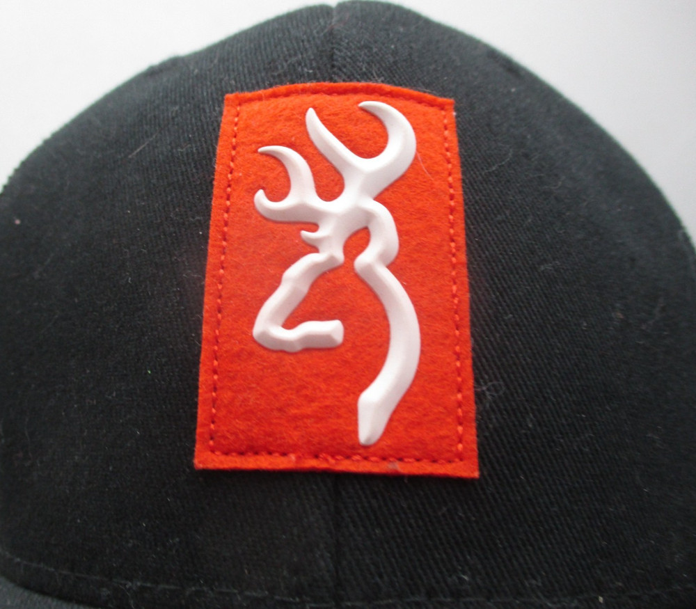 Browning Snapback, Flex Fit, 110 Snap Closure, Mid Profile, Black adjustable