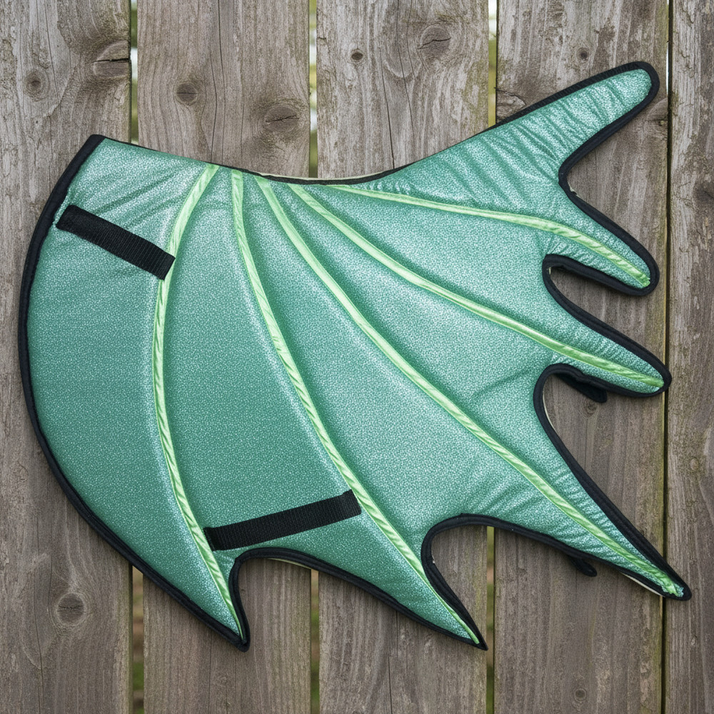 Dragon Saddle Pad Set with Ear Bonnet and Blushing Boots