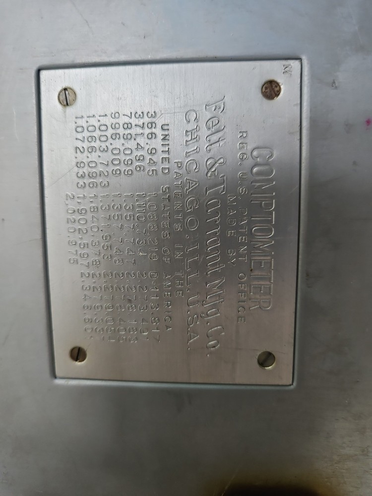 Vintage Comptometer Felt & Tarrant Needs Restoration