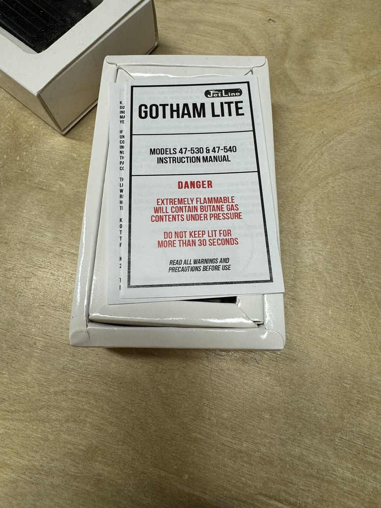 Jetline Gotham LIte Triple Jet Cigar Lighter - Black - New