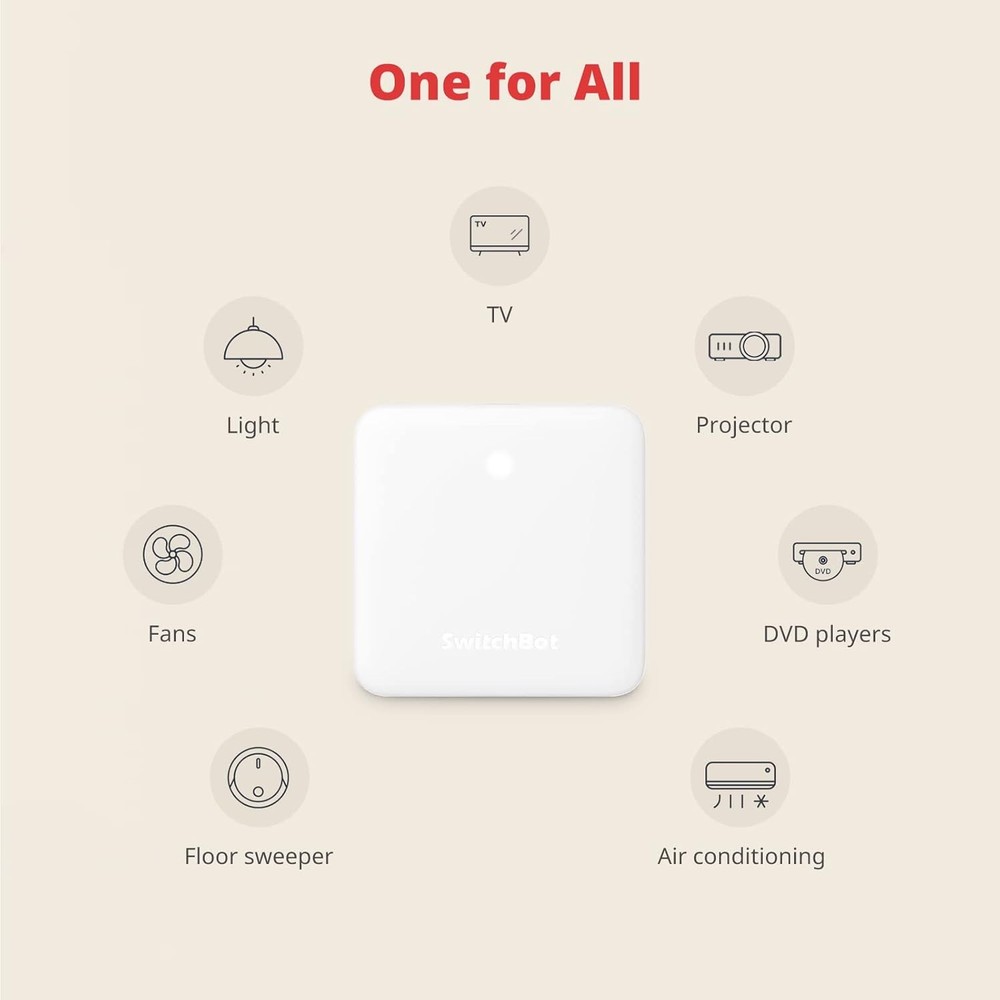 SwitchBot Hub Mini Smart IR Remote WiFi Alexa Google Home Control