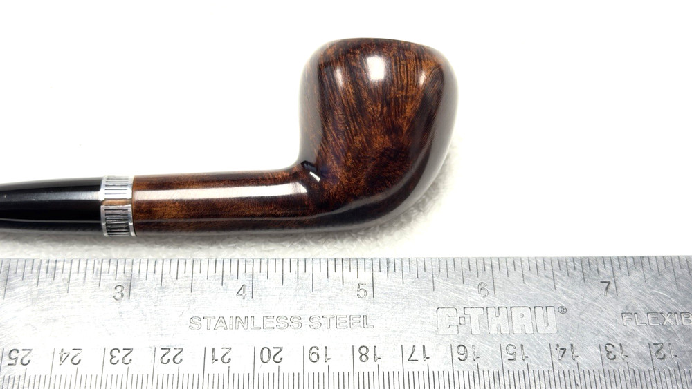 VAN DYKE Smooth Medium Acorn / Pear with Tapered Ebonite Stem