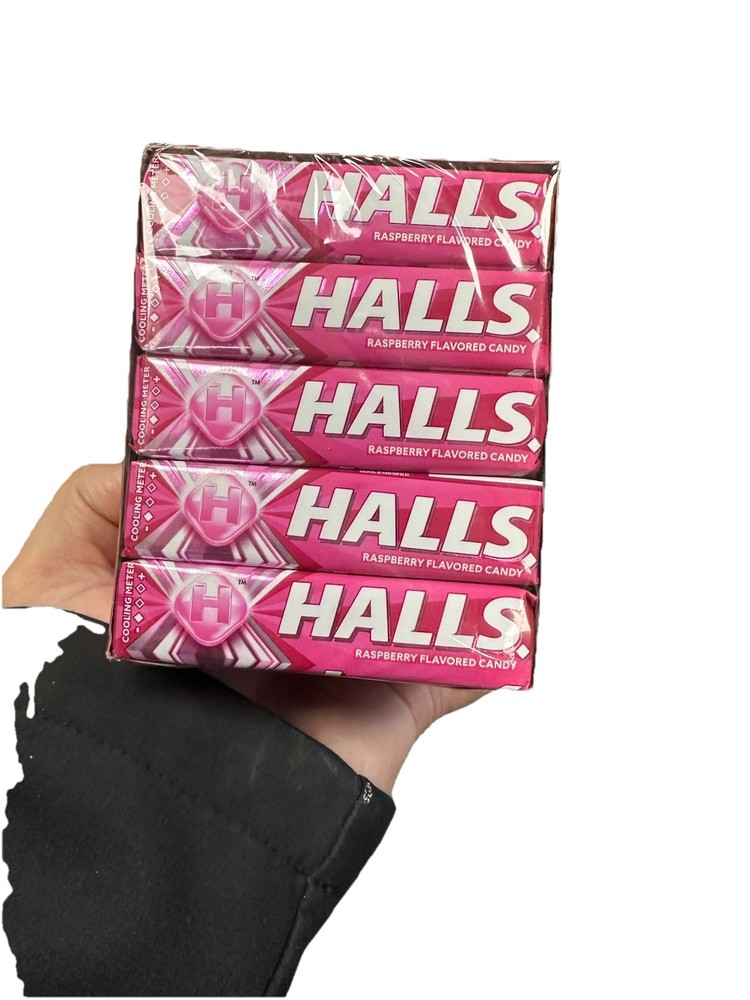 Halls Cough Drops – Raspberry Flavor (20ct)