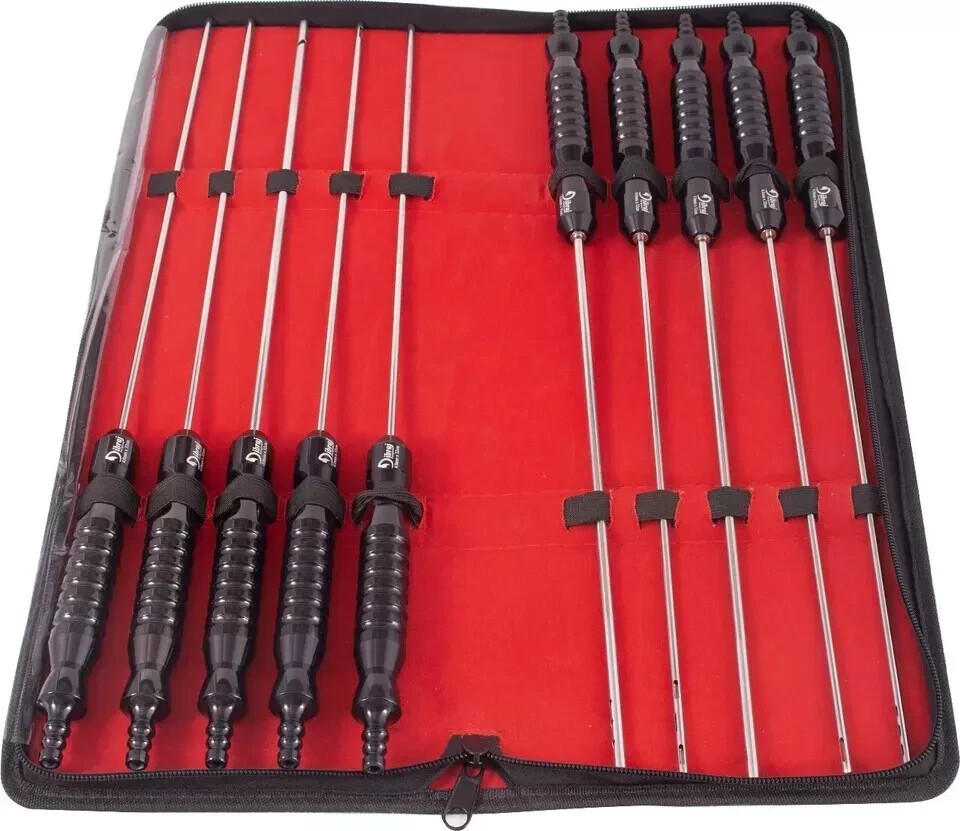 Black & Black Type Fixed handle Cannula 10 Pcs Set