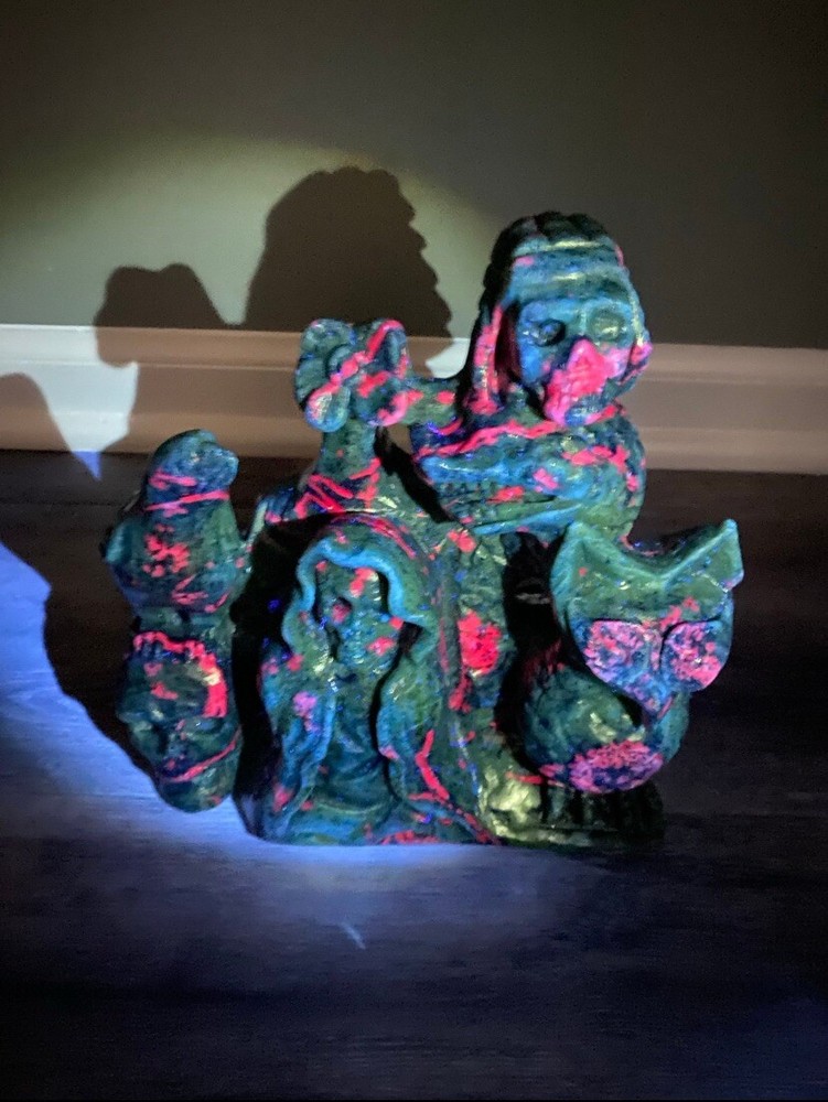 XL Ruby in Zoisite Carved Sculpture