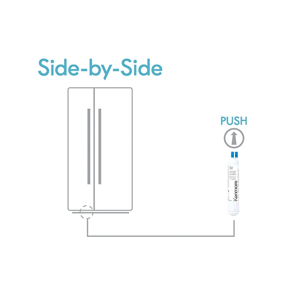 2 pack kenmore 9083 refrigerator water filter 46-9083