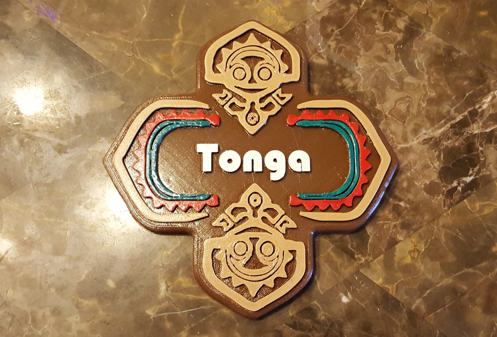 Polynesian Themed Sign / Plaque - Tonga House