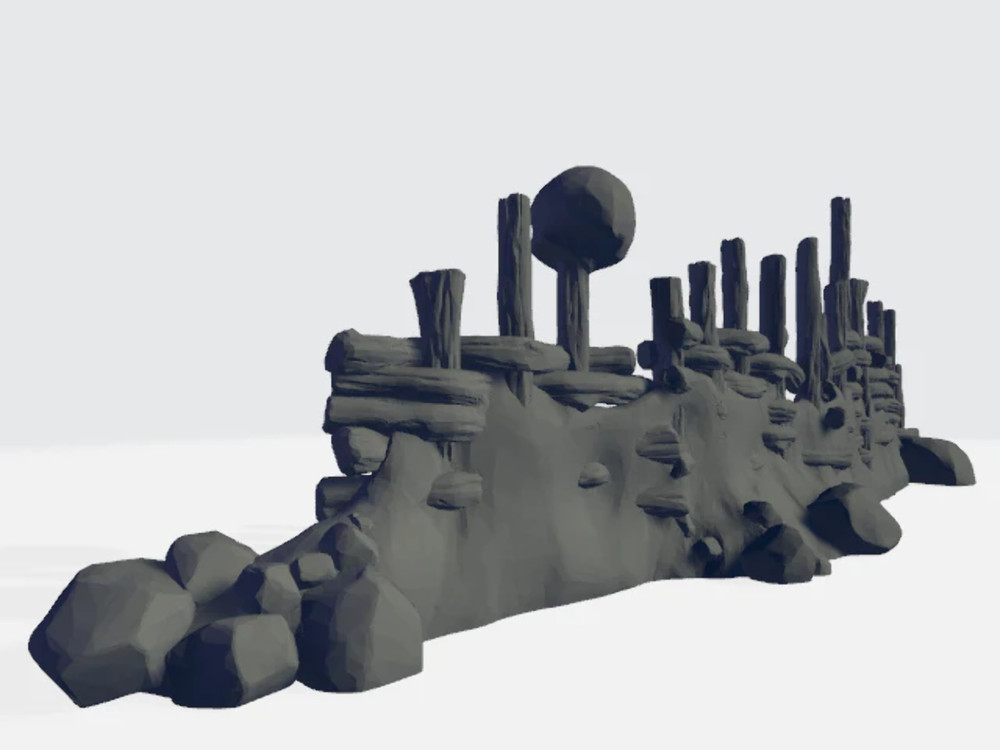 StoneAxe Miniatures - Fence #1