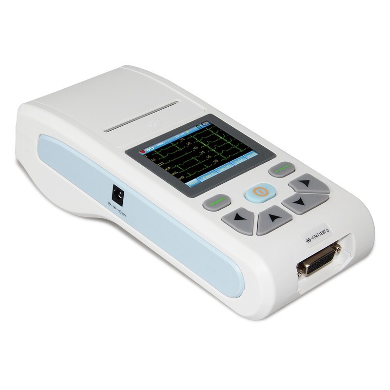 12-lead EKG/ ECG machine with touch screen, printer, PC software