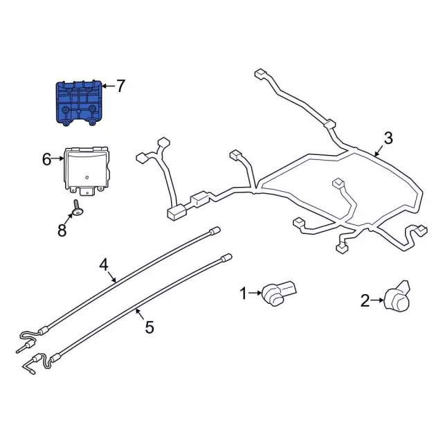 2020 Ford Escape Blind Spot Radar Bracket