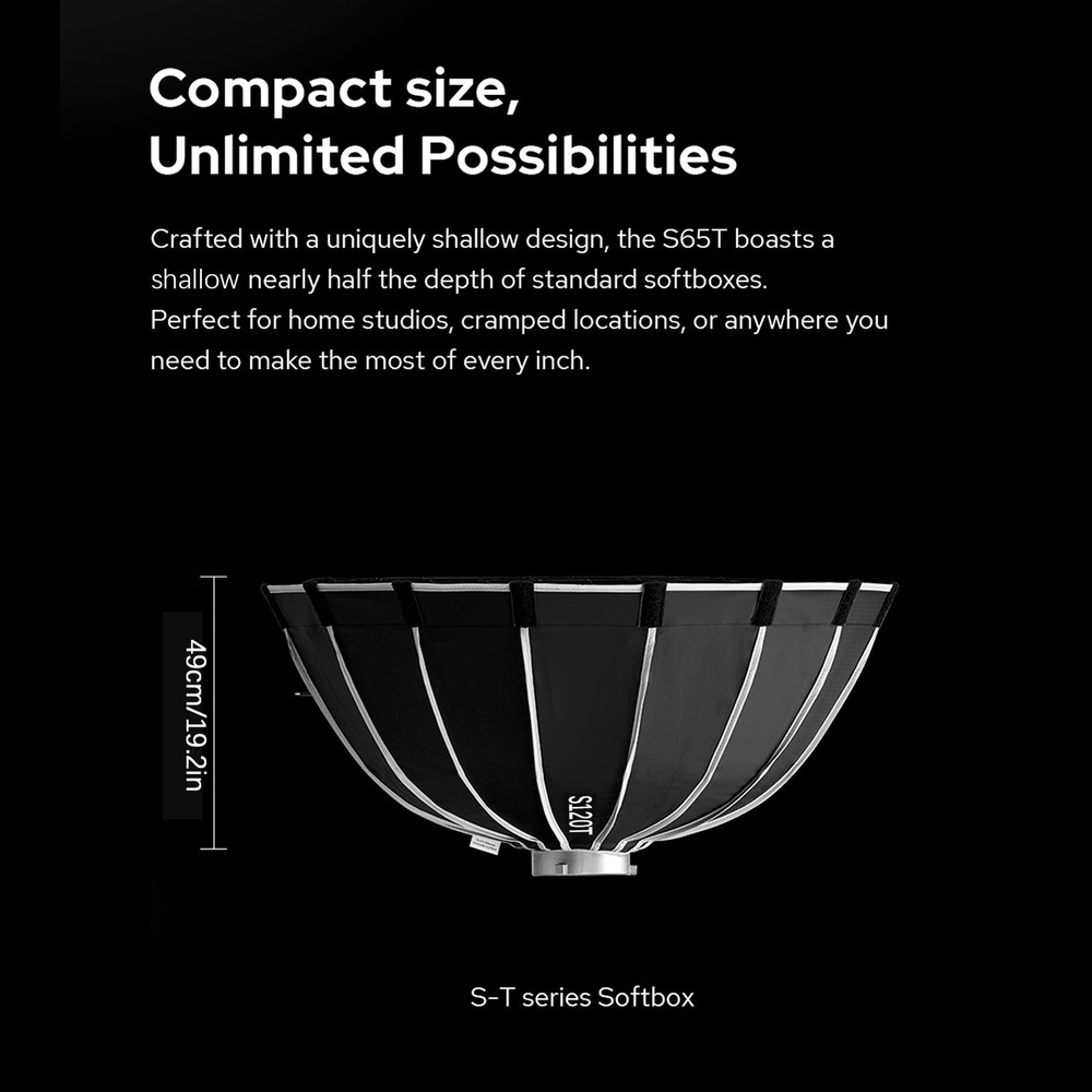 Godox S85T Professional Foldable Softbox Quick Release Umbrella Softbox W/ Diffu