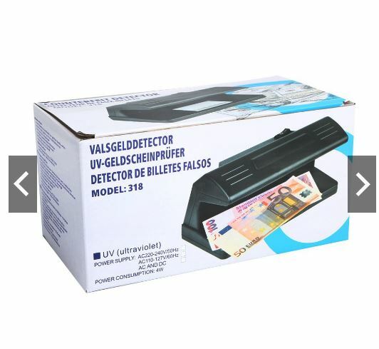 UV Light Counterfeit Money Detector