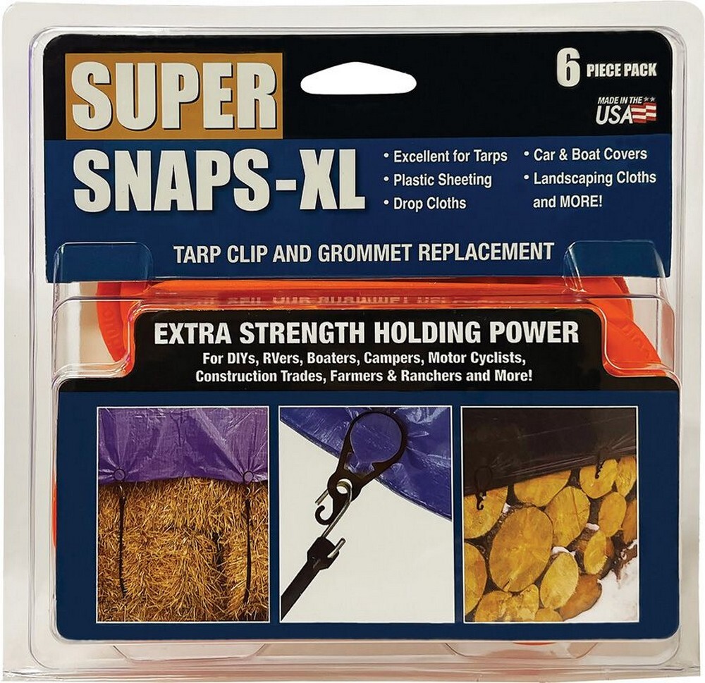 AccuSharp Super Snaps XL 6 Pack For Missing/Adding Grommet Strong Portable 1008C