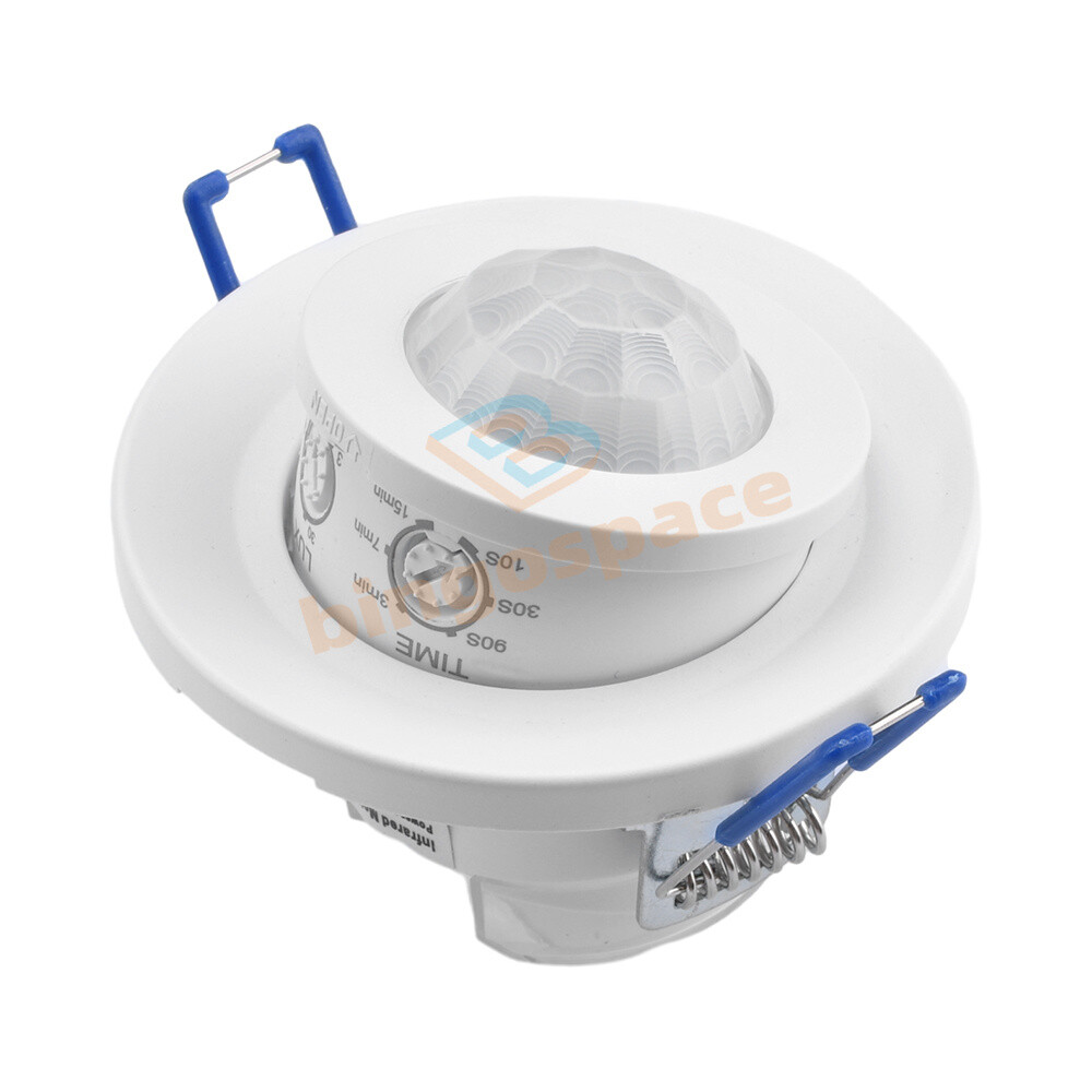 AC220-240V PIR Motion Sensor Detection Embedded Rotary Sensor 360° Motion Sensor