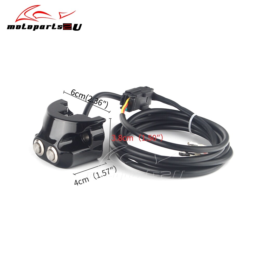 CNC Motorcycle 1'' Handlebar Switch Mount For Harley Air Ride Switch Controller