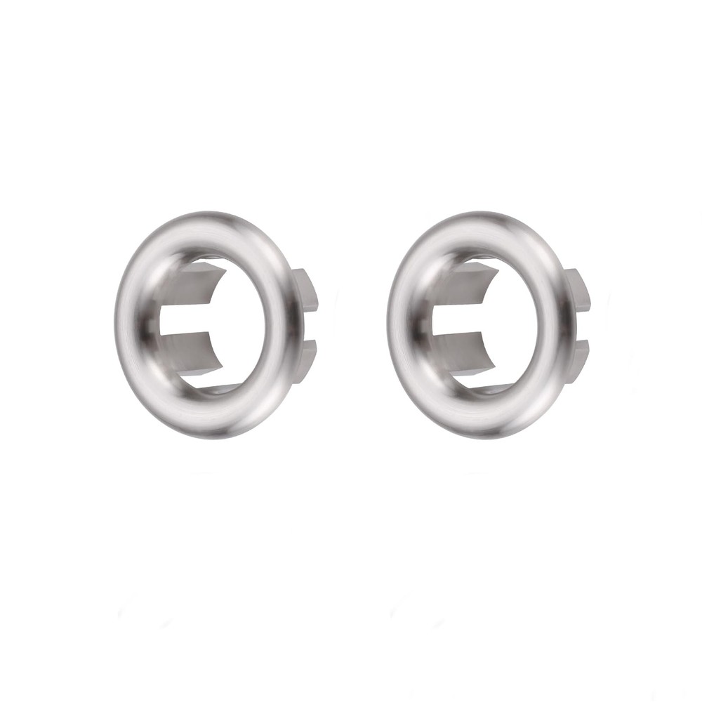 Sink Overflow Ring Brushed Nickel: ARCORA 2 Pack Nickel-2