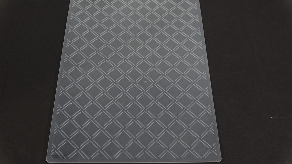 Cuttlebug Provo Craft Embossing Folder Diamond Squares