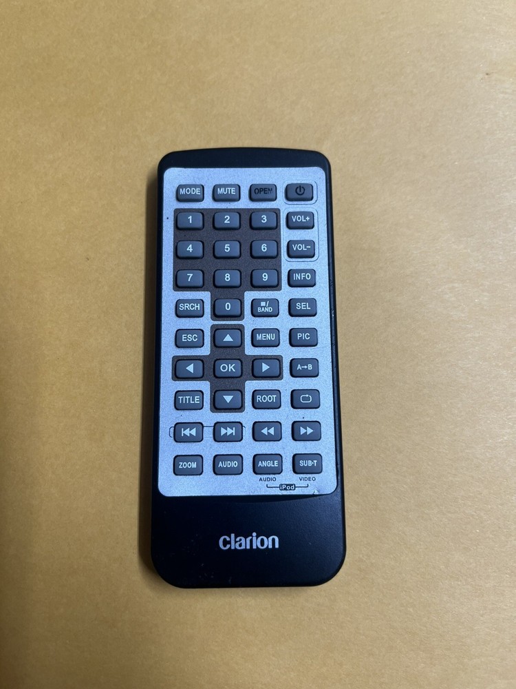 Remote Control for Clarion in-Dash Navigation Double-DIN DVD Multimedia Station
