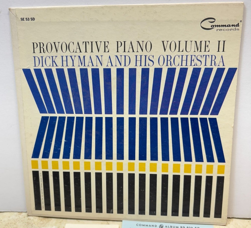 Dick Hyman Provocative Piano Vol II Jukebox 7" Compact 33 COVER ONLY Command