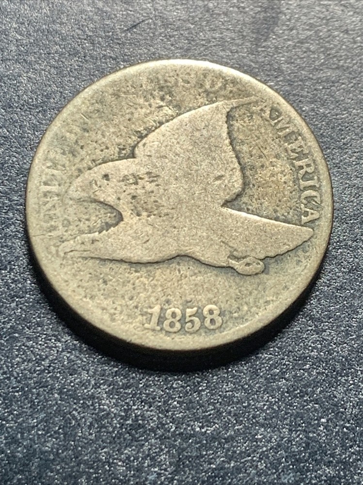 1858 Flying Eagle Cent Large Letters