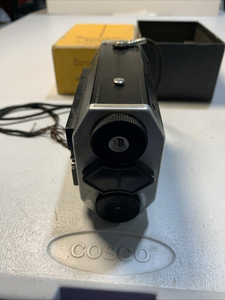 Vintage Brownie Reflex Camera Synchro Model With Original Box And Strap Untested
