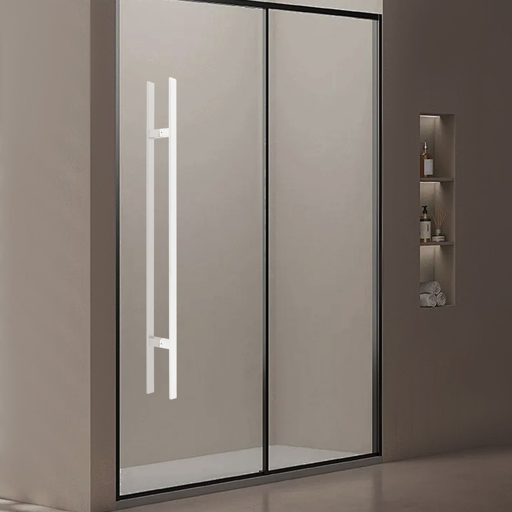 H-shaped Door Handle Stainless Steel Handles Double Sided Push Pull Door Handle
