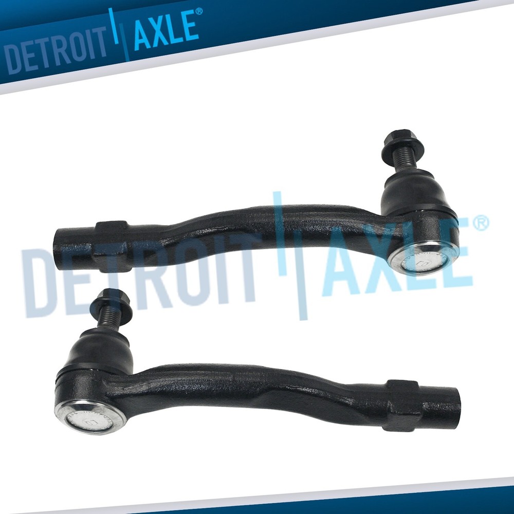 Both (2) Front Outer Tie Rod End Links for 2014 2015 2016 2017 Mazda 3 Sport 6