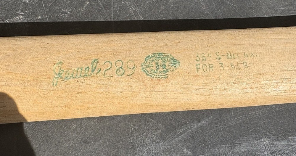 MANN Lewistown Pa. Fire Axe With Original 36” Handle