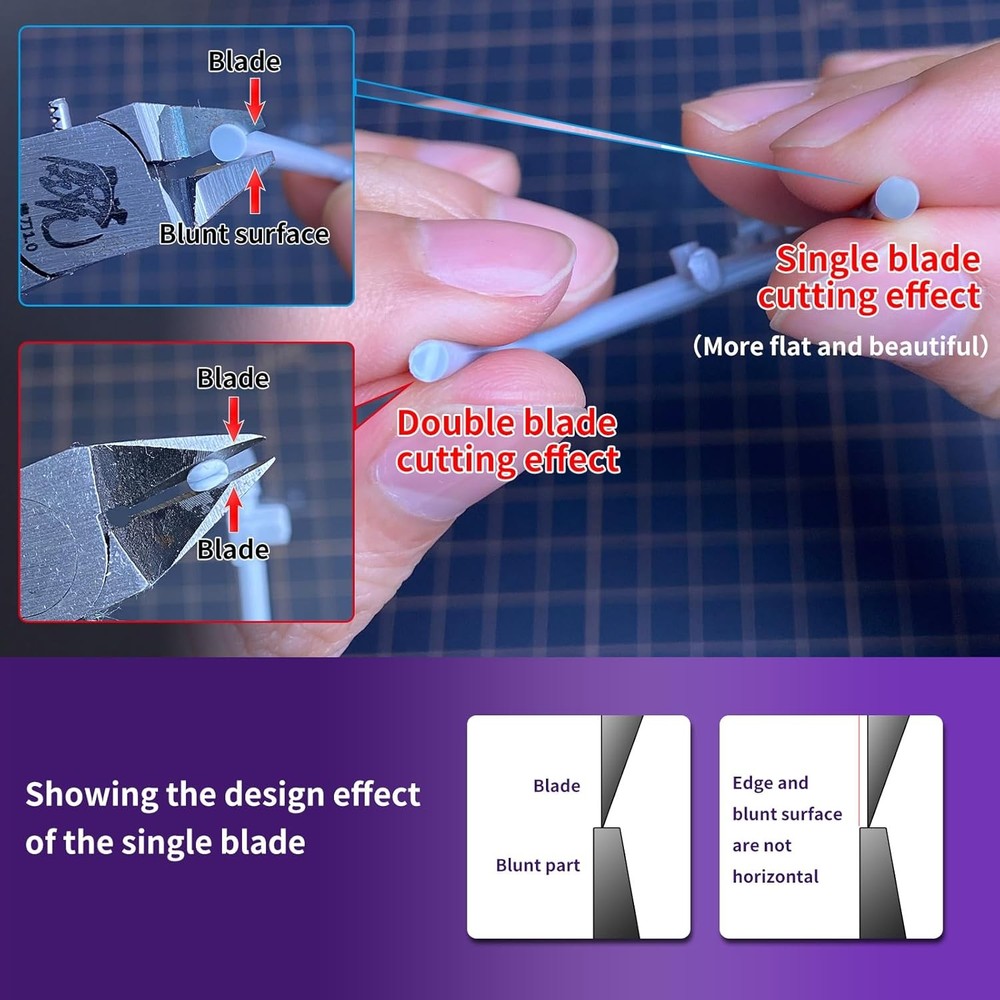 Model Nippers,Gundam Model Tools Beginners to Repair & Fix Plastic Models
