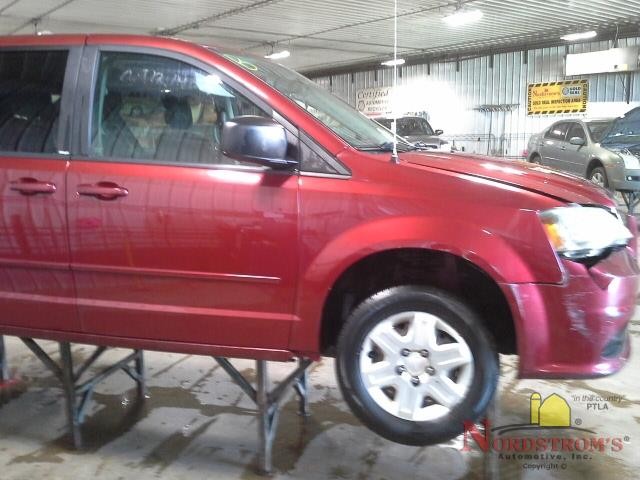 2011 Dodge Caravan Driver Front Headrest Only Black Cloth