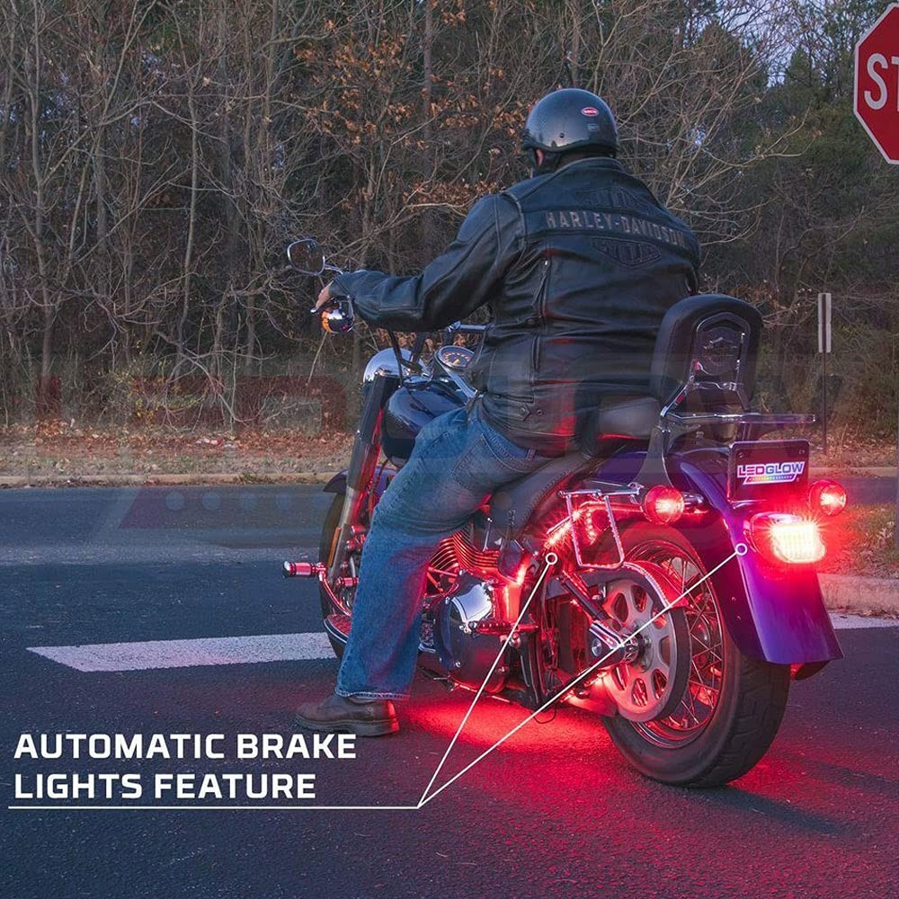 10pc Advanced Million Color LED Motorcycle Accent Multi-Color