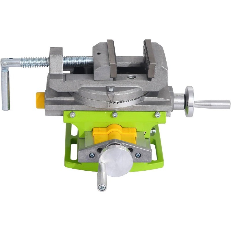 Cross Slide Drill Vise 2 Way X-Y Compound Vise, Multifunction Worktable Milling