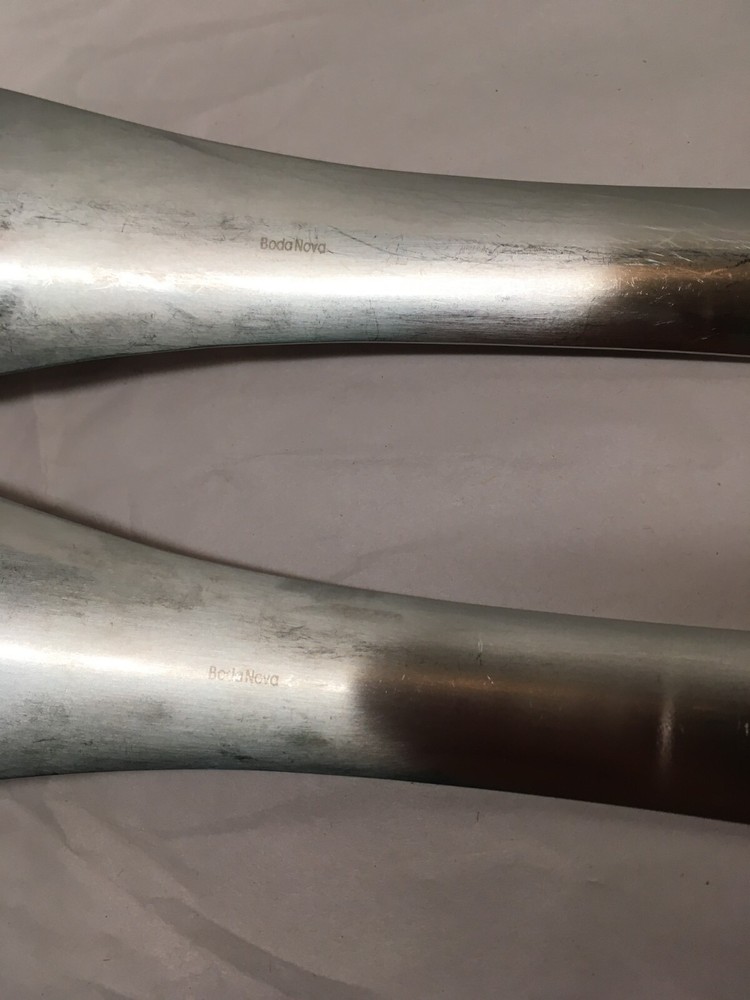 Boda Nova Stainless Steel Salad Server 12" - 2 Piece Spoon Fork Set
