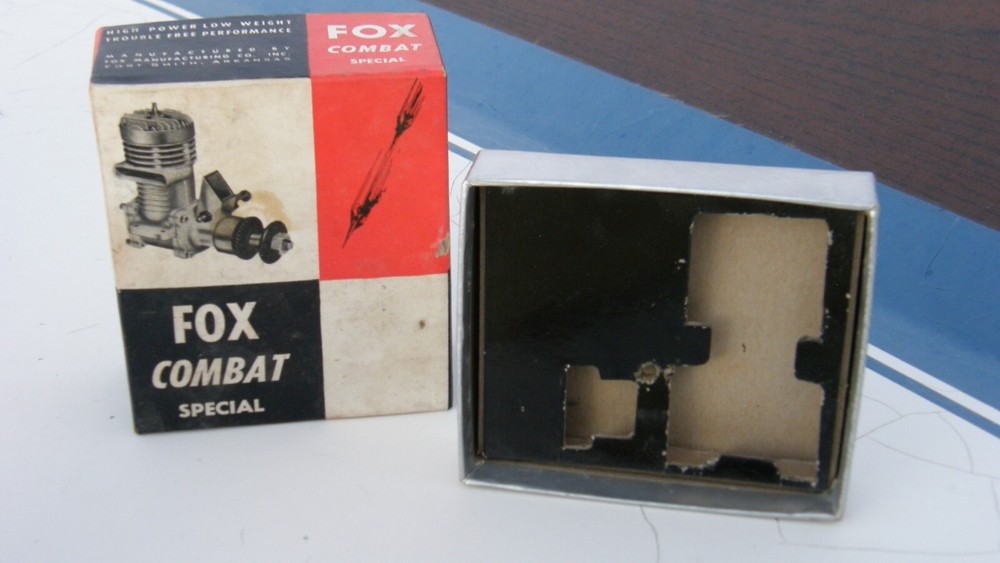 Fox Rocket Combat Special 35 Black Head w/ Box & Instructions Gas/Nitro Engine