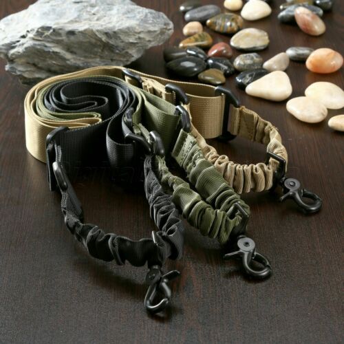 Tactical 1 Single Point Adjustable Bungee Hook for Rifle Sling Strap System